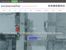 Tablet Screenshot of excessweather.com